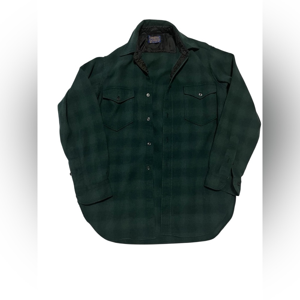 Vintage Pendleton Flannel Wool Button-Down Shirt